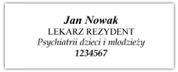 szablon pieczątki lekarskiej 28