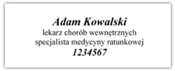 szablon pieczątki lekarskiej 29